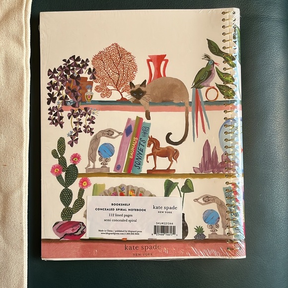 Brand new Kate Spade “Stack of Classics” journal and tote bag artsy gift set - Picture 7 of 8